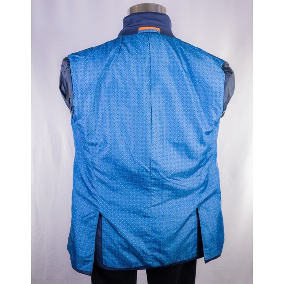 Tallia Boys Jacket Blazer Solid Blue Two Button Boys 18 Husky Dual Vented Wool - Picture 12 of 13